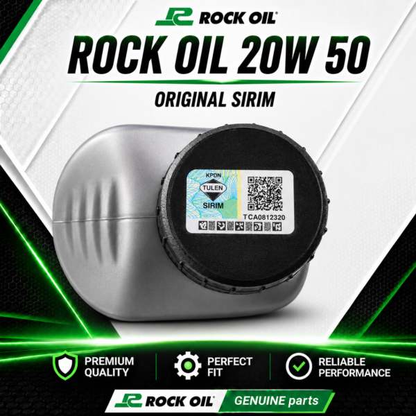ROCK OIL 20W 50 1.2L PULSAR RS | NS 200 COMBO SET
