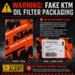 OIL FILTER & O-RING ORIGINAL KTM DUKE | ADV | RC 200/250/390