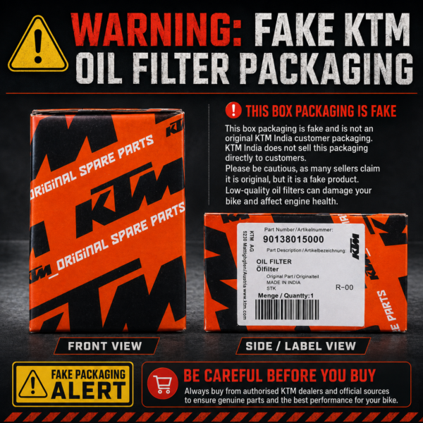 OIL FILTER & O-RING ORIGINAL KTM DUKE | ADV | RC 200/250/390