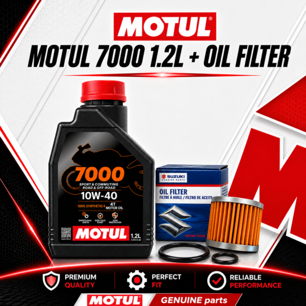 MOTUL 7000 | 7100 4T 10W 40 1.2L SUZUKI V-STROM 250 SX | GIXXER 250/SF
