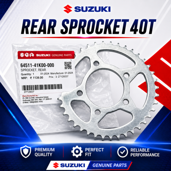 SPROCKET & CHAIN ORIGINAL SUZUKI V-STROM 250 SX | GIXXER 250/SF