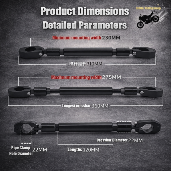 CROSS BAR HANDLE MOTORCYCLE