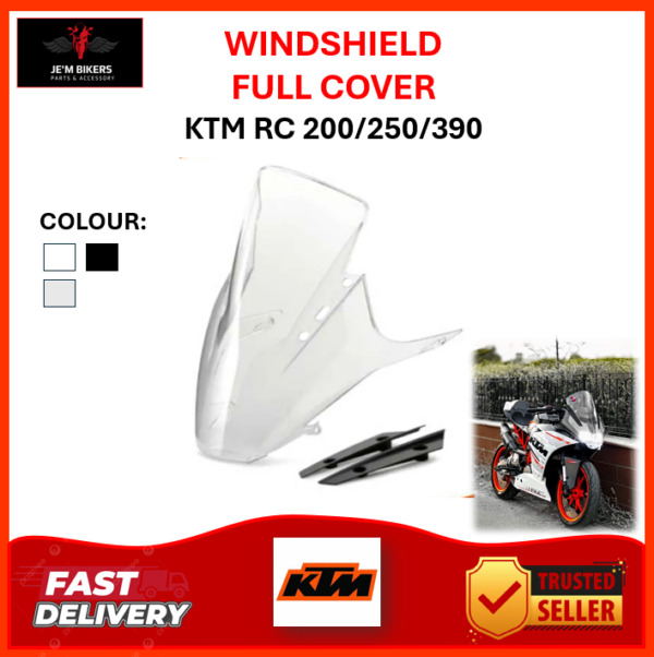 VISOR FULL COVER KTM RC 200/250/390