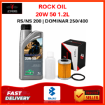 ROCK OIL 20W 50 1.2L PULSAR RS | NS 200 COMBO SET
