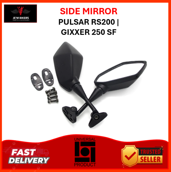 SIDE MIRROR PULSAR RS200 | GIXXER 250 SF