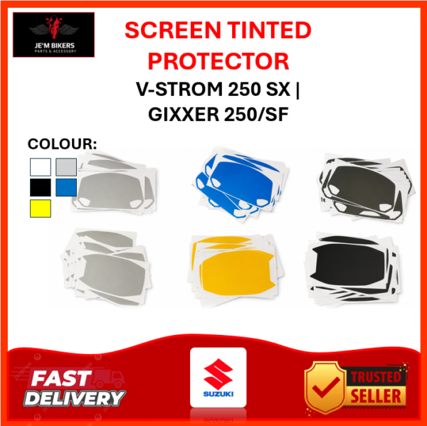 METER TINTED PROTECTOR SUZUKI V-STROM 250 SX | GIXXER 250/SF