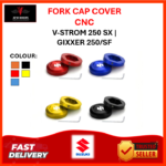 CNC FORK CAP COVER SUZUKI V-STROM 250 SX | GIXXER 250/SF