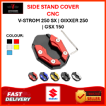 SIDE STAND COVER CNC SUZUKI V-STROM 250 SX | GIXXER 250/SF | GSX-R/S 150