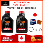 MOTUL 7000 | 7100 4T 10W 40 1.2L SUZUKI V-STROM 250 SX | GIXXER 250/SF