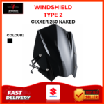 VISOR + CLAMP 2.0 SUZUKI GIXXER 250 NAKED