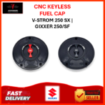 CNC KEYLESS TANK CAP SUZUKI V-STROM 250 SX | GIXXER 250/SF