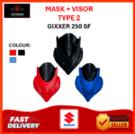 MASK + VISOR 2.0 SUZUKI GIXXER 250 SF