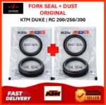 FORK SEAL + DUST SEAL COVER KTM DUKE | RC 200/250/390