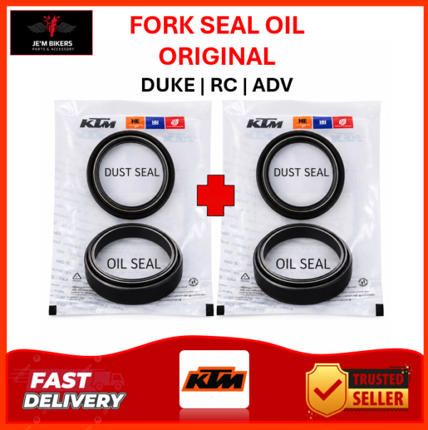 FORK SEAL + DUST SEAL COVER KTM DUKE | RC 200/250/390
