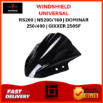 VISOR UNIVERSAL RS200 | NS 160/200 | DOMINAR 250/400 | GIXXER 250SF