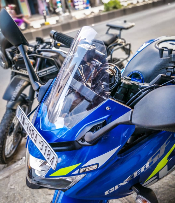 VISOR BUBBLE 1.0 SUZUKI GIXXER 250 SF