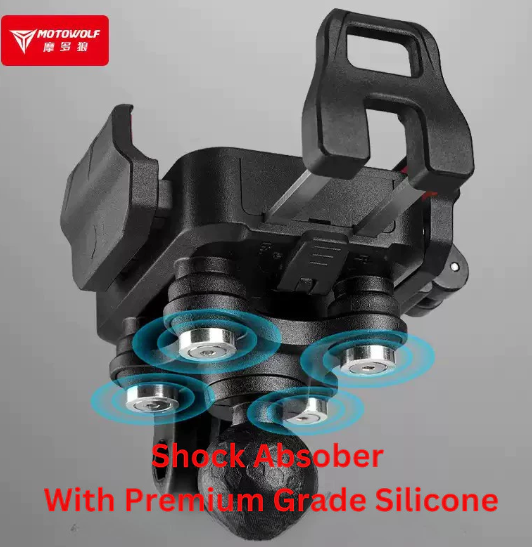 MOTOWOLF PHONE HOLDER ANTI VIBRATION