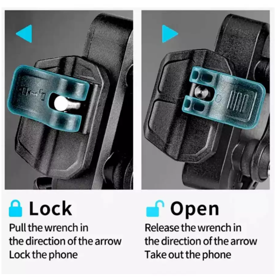 MOTOWOLF PHONE HOLDER ANTI VIBRATION