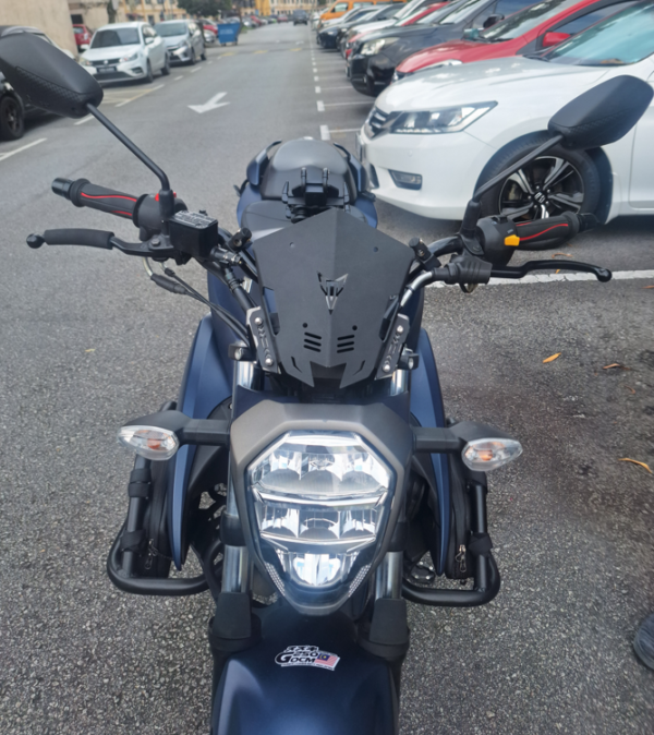 VISOR + CLAMP 1.0 SUZUKI GIXXER 250 NAKED