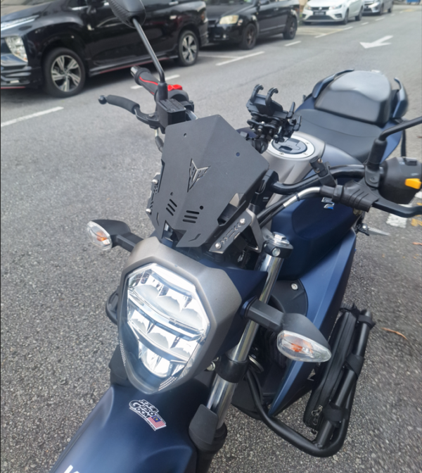 VISOR + CLAMP 1.0 SUZUKI GIXXER 250 NAKED