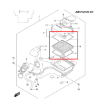 AIR FILTER ORIGINAL SUZUKI V-STROM 250 SX | GIXXER 250/SF