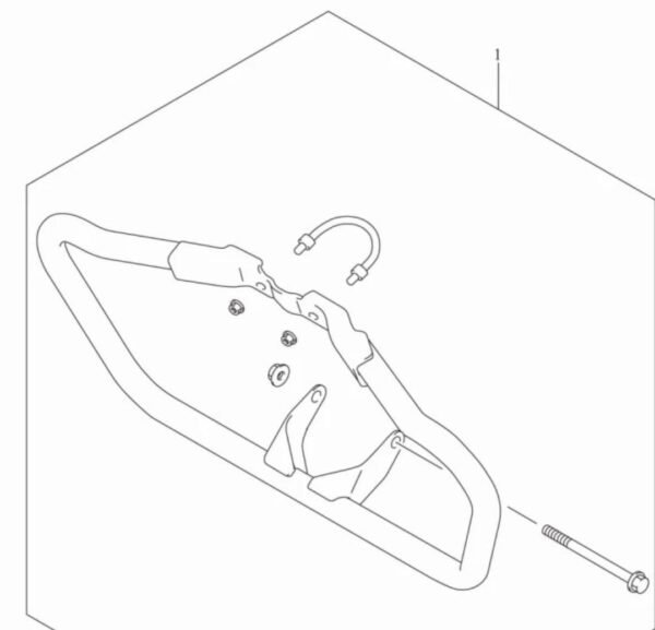 CRASH BAR ORIGINAL SUZUKI V-STROM 250 SX | GIXXER 250 NAKED