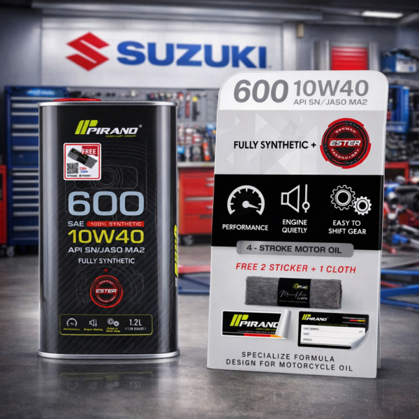 PIRANO 4T P600 10W 40 1.2L SUZUKI V-STROM 250 SX | GIXXER 250/SF