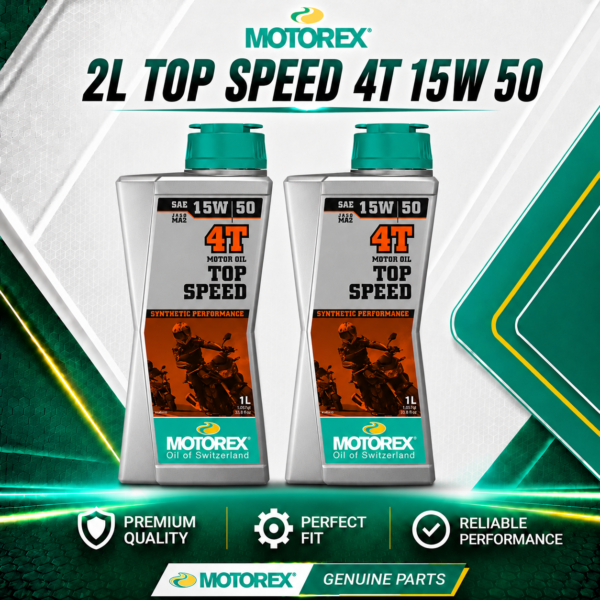 MOTOREX TOP SPEED 4T 15W/50 + OIL FILTER KTM DUKE | RC | ADV 200/250/3900