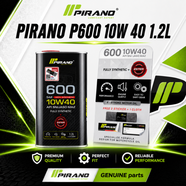 PIRANO 4T P600 10W 40 1.2L SUZUKI V-STROM 250 SX | GIXXER 250/SF