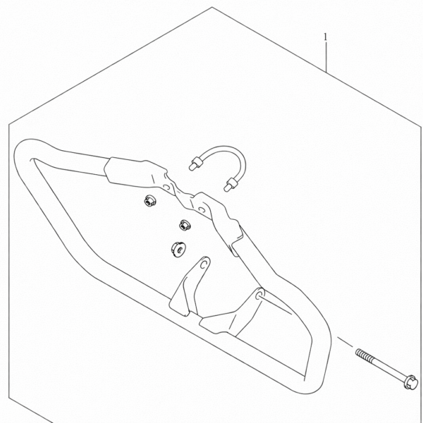 CRASH BAR ORIGINAL SUZUKI V-STROM 250 SX | GIXXER 250 NAKED