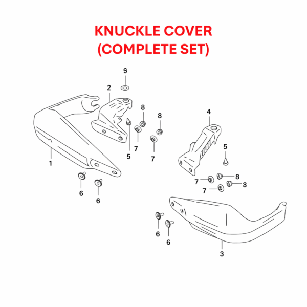 HANDGUARD ORIGINAL SUZUKI V-STROM 250 SX | GIXXER 250