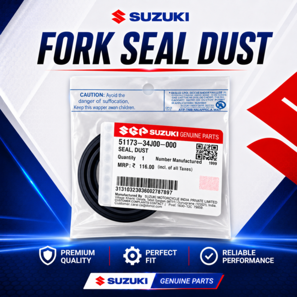 FORK OIL SEAL + DUST SEAL ORIGINAL SUZUKI V-STROM 250 SX | GIXXER 250/SF