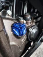 CNC OIL FILLER CAP & FRONT BRAKE FLUID RESERVOIR COVER SUZUKI V-STROM 250 SX | GIXXER 250/SF