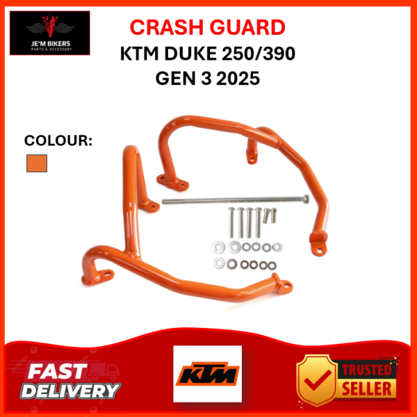 CRASH GUARD KTM DUKE 250/390 2025 GEN 3