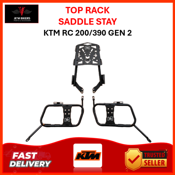 TOP RACK & SADDLE STAY KTM RC 200/390 2024 | GEN 2