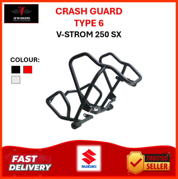 CRASH GUARD V-STROM 250 SX ORIGINAL MOTOCARE | TYPE 6