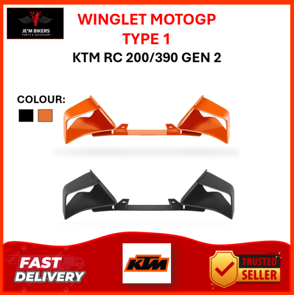 WINGLET MOTOGP KTM RC 200/390 GEN 2 | TYPE 1
