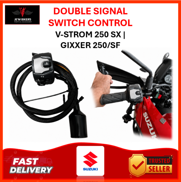 SWITCH CONTROL + DOUBLE SIGNAL V-STROM 250 SX | GIXXER 250/SF