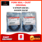 FORK OIL SEAL + DUST SEAL ORIGINAL SUZUKI V-STROM 250 SX | GIXXER 250/SF