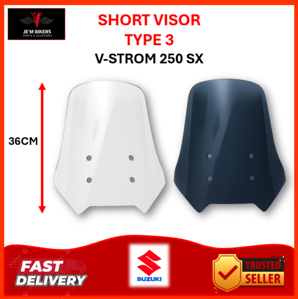 VISOR SHORT 3.0 SUZUKI V-STROM 250 SX