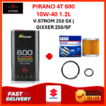 PIRANO 4T P600 10W 40 1.2L SUZUKI V-STROM 250 SX | GIXXER 250/SF