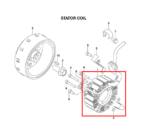 MAGNET/STATOR COIL ORIGINAL SUZUKI V-STROM 250 SX | GIXXER 250/SF