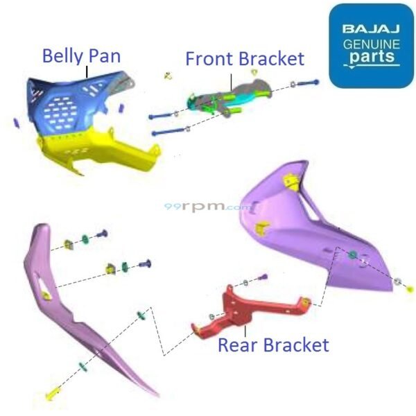 BASH PLATE ORIGINAL DOMINAR 250/400