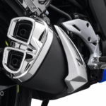 COVER MUFFLER SILVER ORIGINAL SUZUKI V-STROM 250 SX | GIXXER 250/SF