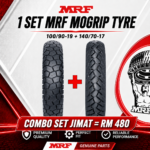 MRF TYRE 100/90-19 | 140/70-17 MOGRIP METEOR FM2/M