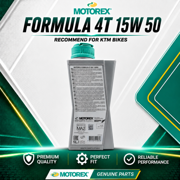 MOTOREX FORMULA 4T 15W/50 + OIL FILTER COMBO SET KTM DUKE | RC | ADV 200/250/390