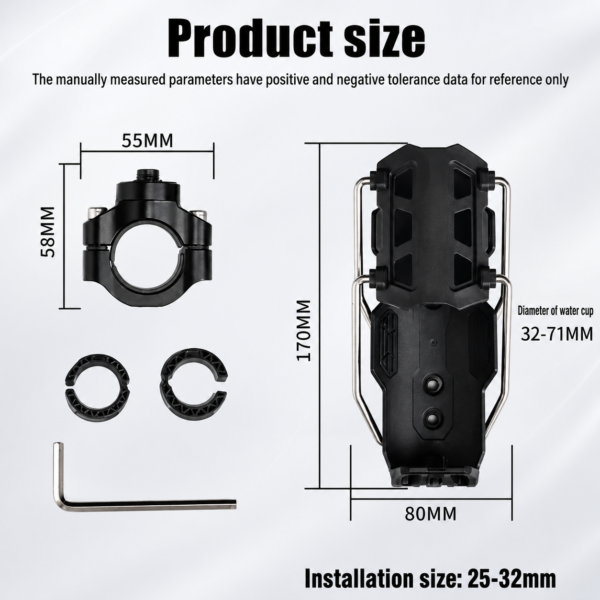 BOTTLE HOLDER MOTORCYCLE PREMIUM