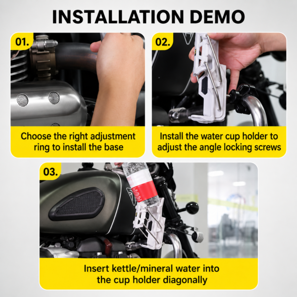 BOTTLE HOLDER MOTORCYCLE PREMIUM