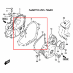 GASKET CLUTCH & MAGNETO COVER ORIGINAL SUZUKI V-STROM 250 SX | GIXXER 250/SF