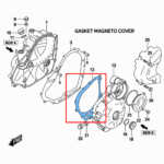 GASKET CLUTCH & MAGNETO COVER ORIGINAL SUZUKI V-STROM 250 SX | GIXXER 250/SF